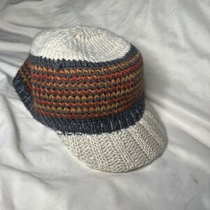 SCALA Handmade Wool blend Multi-Color Knit Hat Cap Women's One Size Adjustable